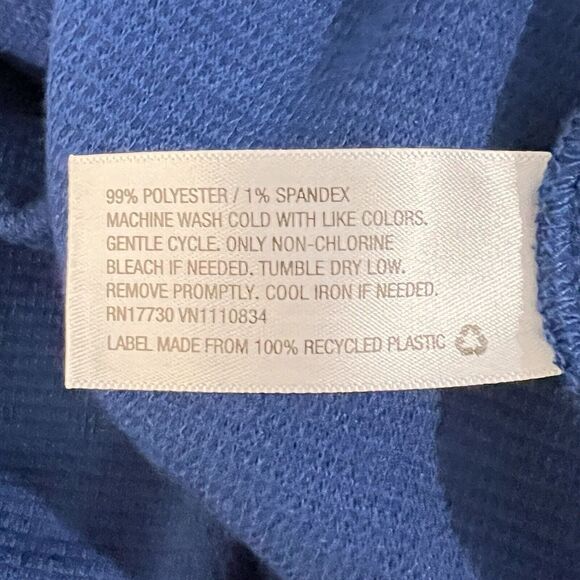 Merona Royal Blue V-Neck Textured Flared‎ Dress With Pockets Size Medium - Picture 7 of 7